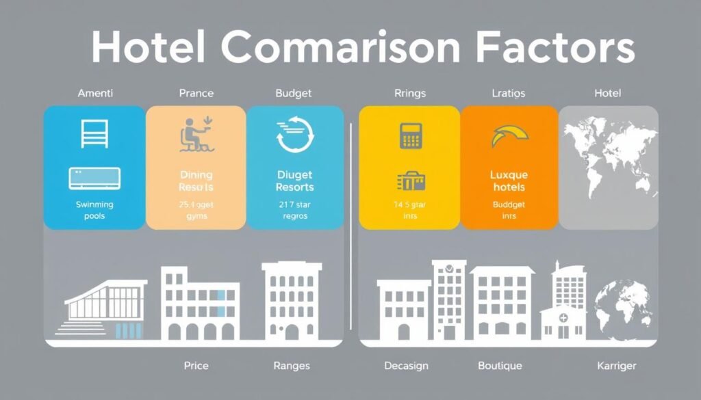 factors for comparing hotels